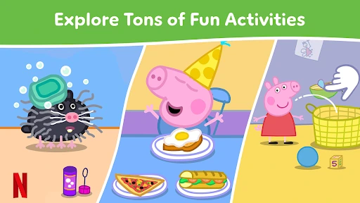 Postacie ze Świnki Peppy w World of Peppa Pig